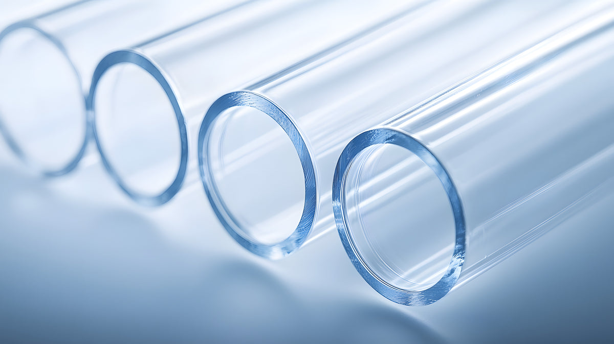 60 mm × 3.5 mm Clear Borosilicate Glass Tube - 1500 mm Stick