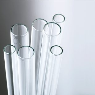 10 mm × 2.5 mm Clear Borosilicate Glass Tube - 12 Inch