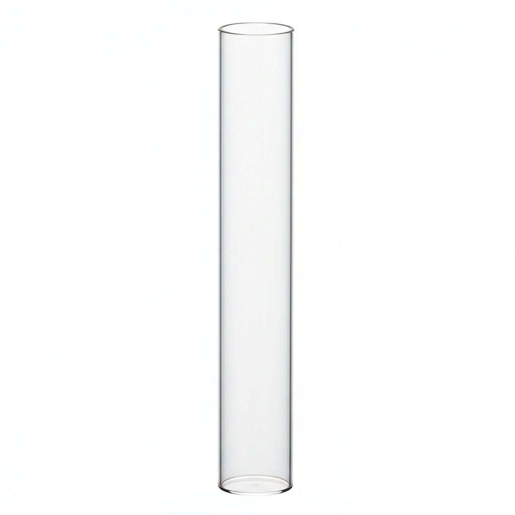 75 mm clear borosilicate glass tube 24 inch