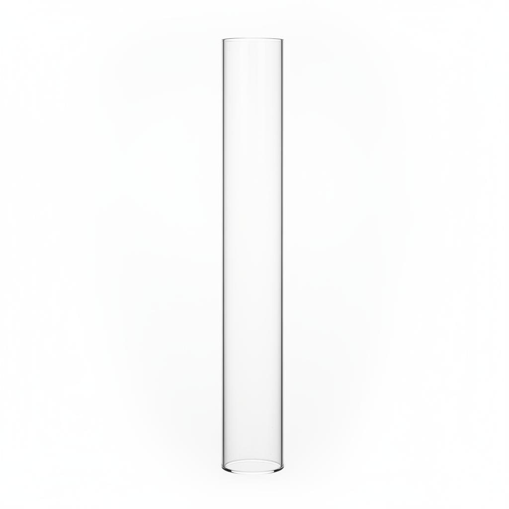 50 mm clear borosilicate glass tube 24 inch