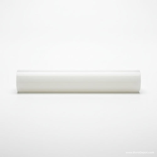 10 mm jade white borosilicate glass rod 12 inch
