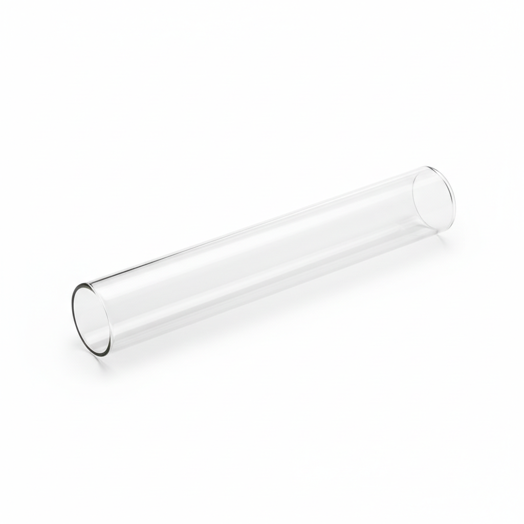 52 mm clear borosilicate glass tube 24 inch