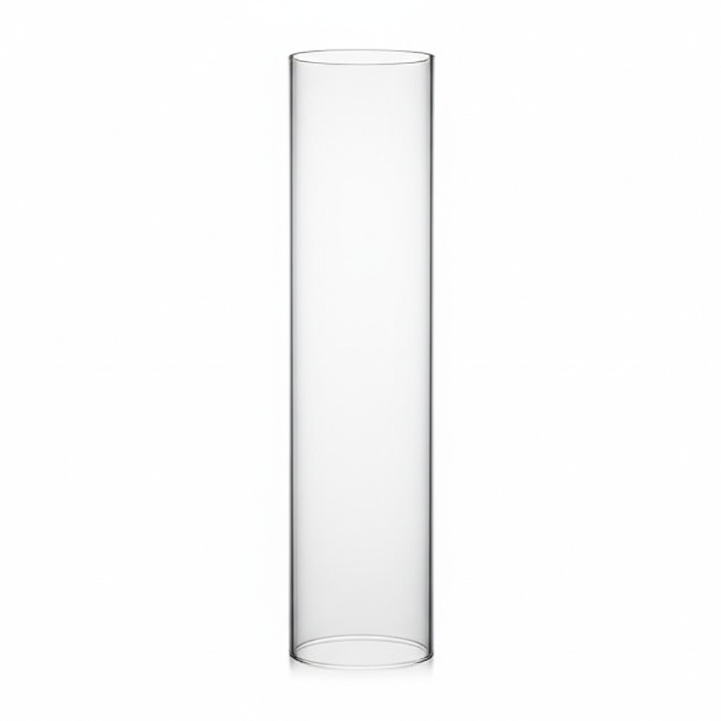 75 mm clear borosilicate glass tube 1500 mm stick