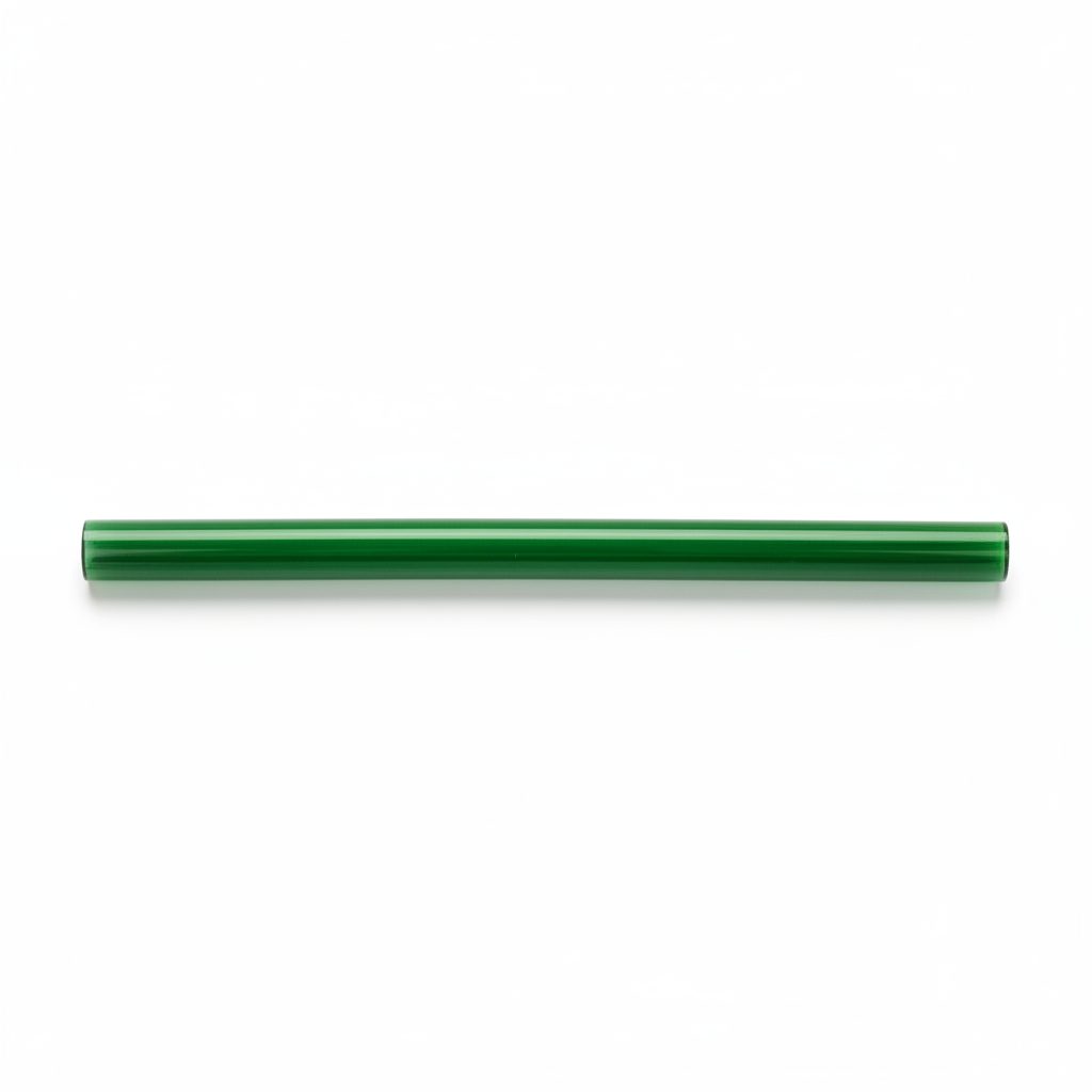10 mm jade green borosilicate glass rod 24 inch